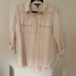 100% Linen Brand New Ellen Tracy